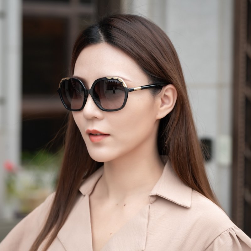 CHLOE太陽眼鏡 圓框+雲朵造型-5