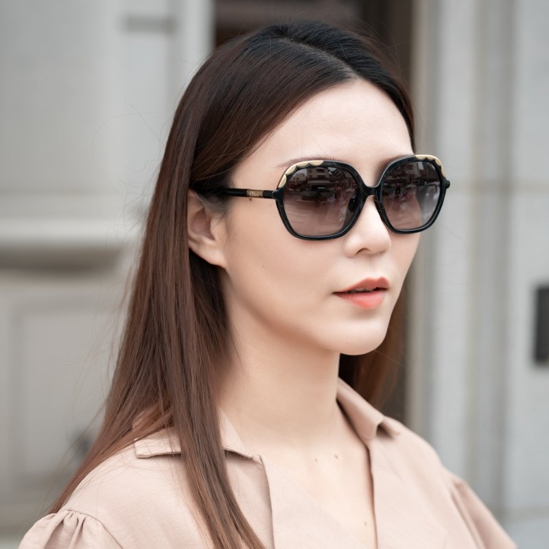 CHLOE太陽眼鏡 圓框+雲朵造型-6