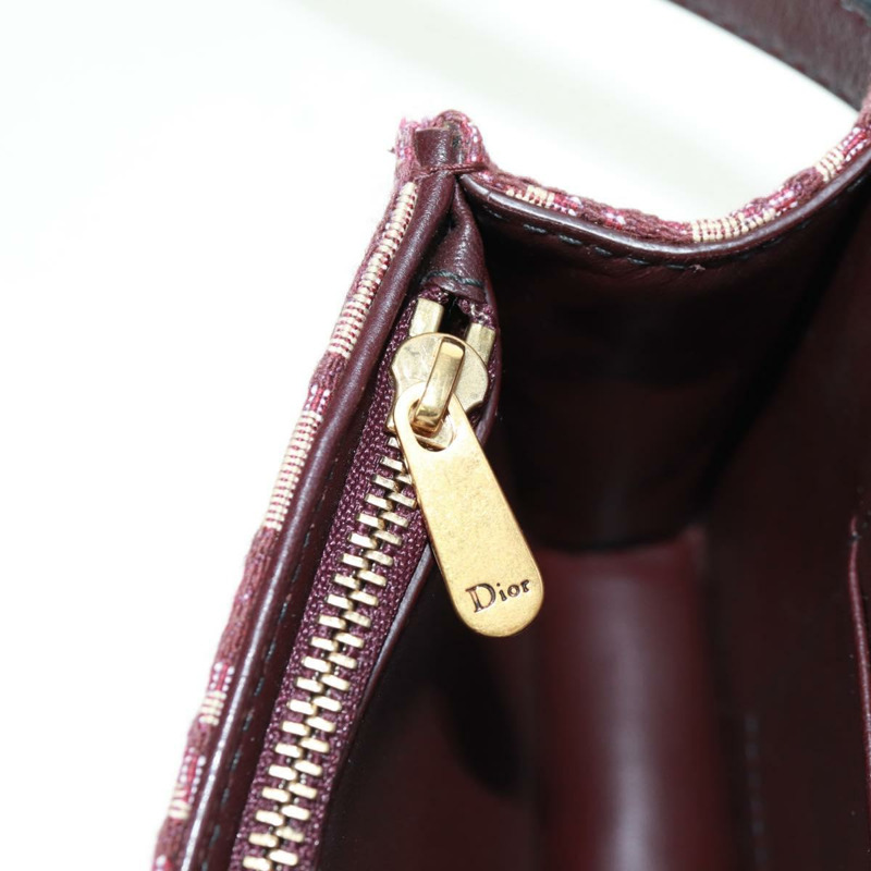 【日本直送】Christian Dior Trotter帆布馬鞍腰包 紅色金色 正品 169115M-24