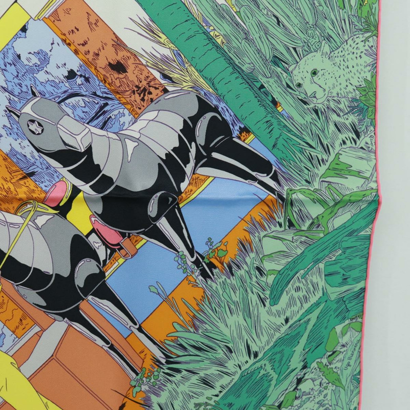 【日本直送】HERMES Carre 70 圍巾「Rendez Vous Galant」真絲多色正品 169638M-6