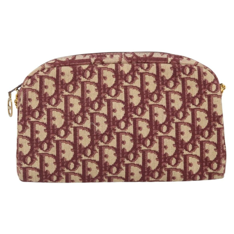 【日本直送】Christian Dior Trotter帆布鏈條單肩包 紅色金色 正品 169751V-12