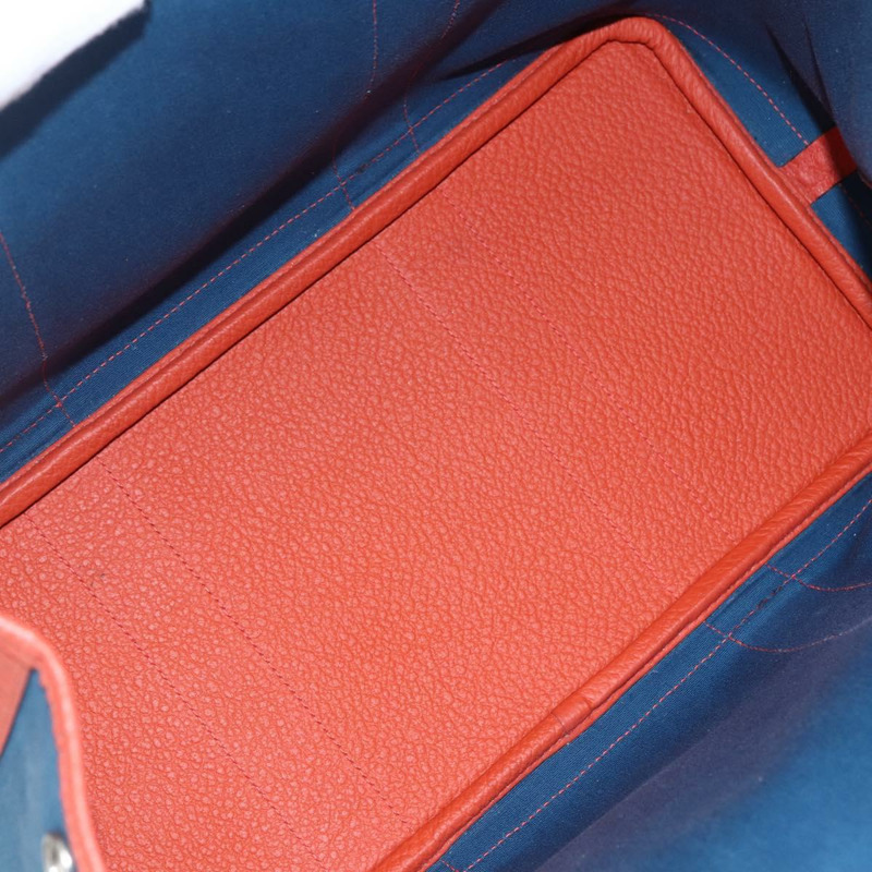 【日本直送】愛馬仕花園派對手袋帆布海軍藍銀色正品 159850M-9