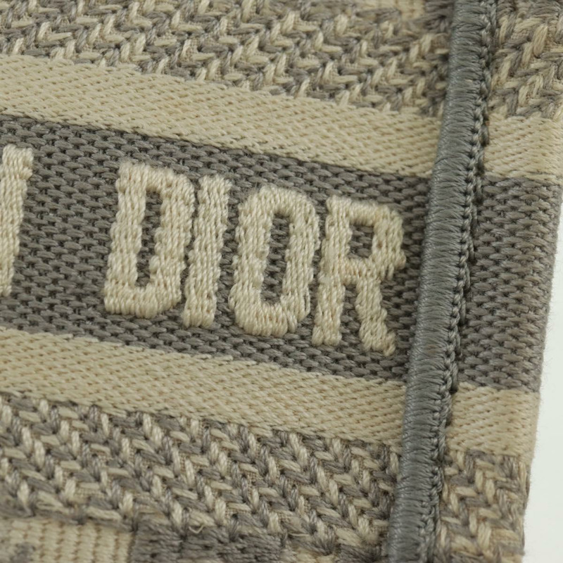 【日本直送】Christian Dior Trotter帆布Oblique Book Tote迷你手提包 白色金色 正品 170699M-20
