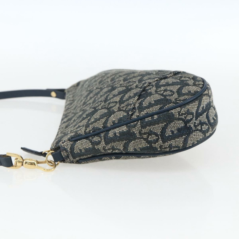 【日本直送】Christian Dior Trotter帆布馬鞍包配件包海軍藍正品 ep13055V-2