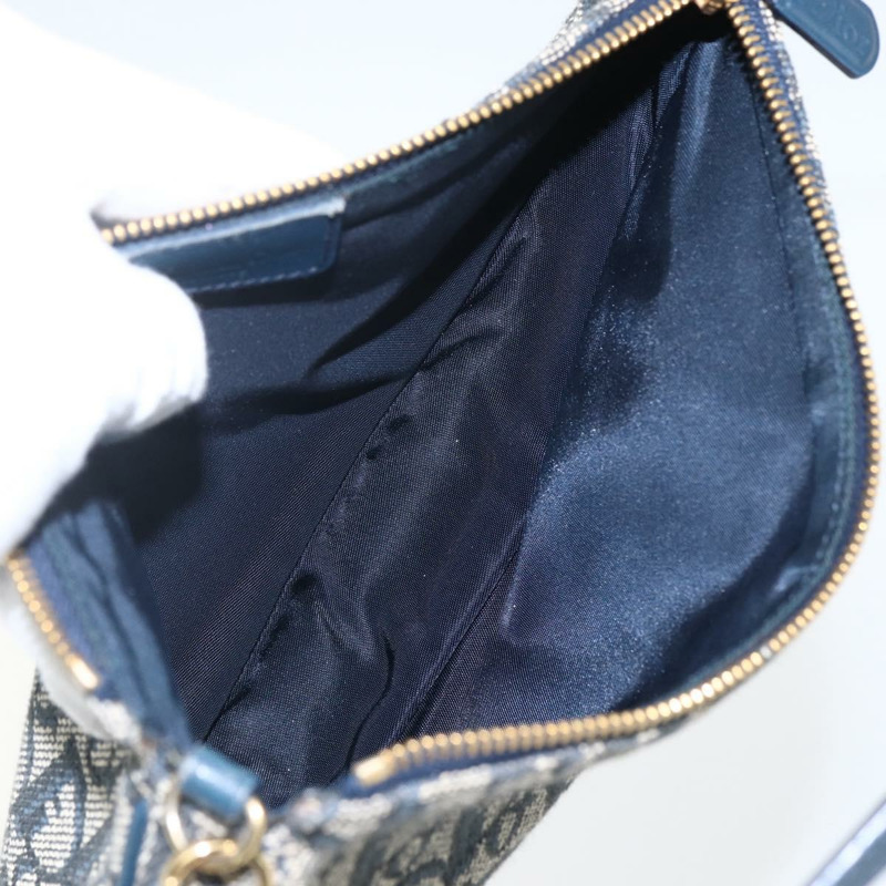 【日本直送】Christian Dior Trotter帆布馬鞍包配件包海軍藍正品 ep13055V-10