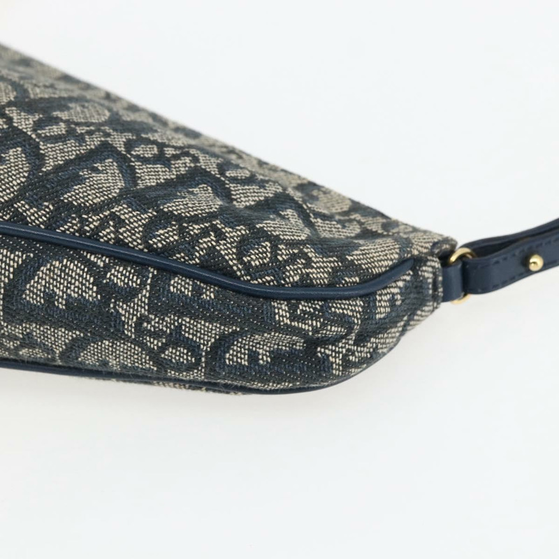 【日本直送】Christian Dior Trotter帆布馬鞍包配件包海軍藍正品 ep13055V-13