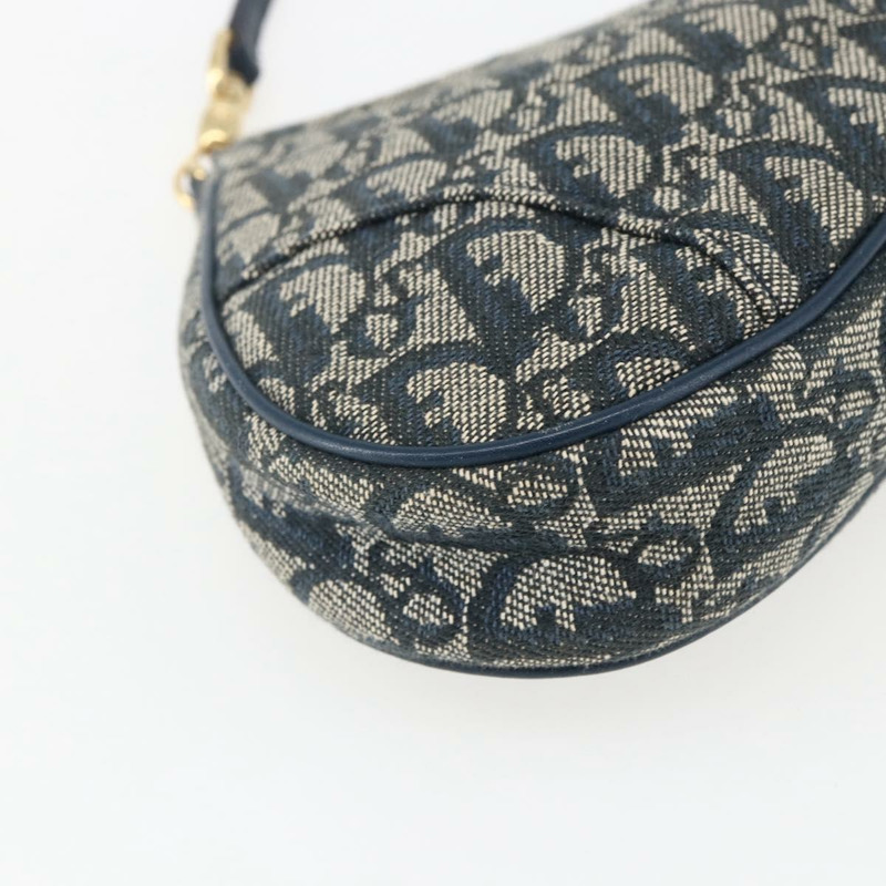 【日本直送】Christian Dior Trotter帆布馬鞍包配件包海軍藍正品 ep13055V-14