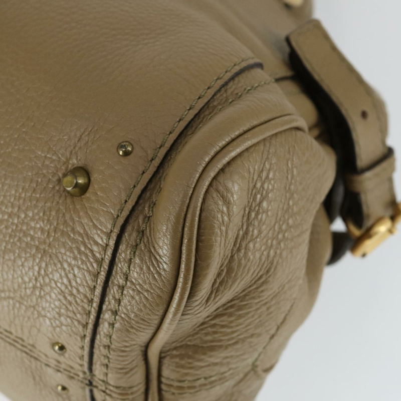 【日本直送】Chloe Paddington 手提包 皮革 米色 金色銀色 正品 ka2248SAV-15