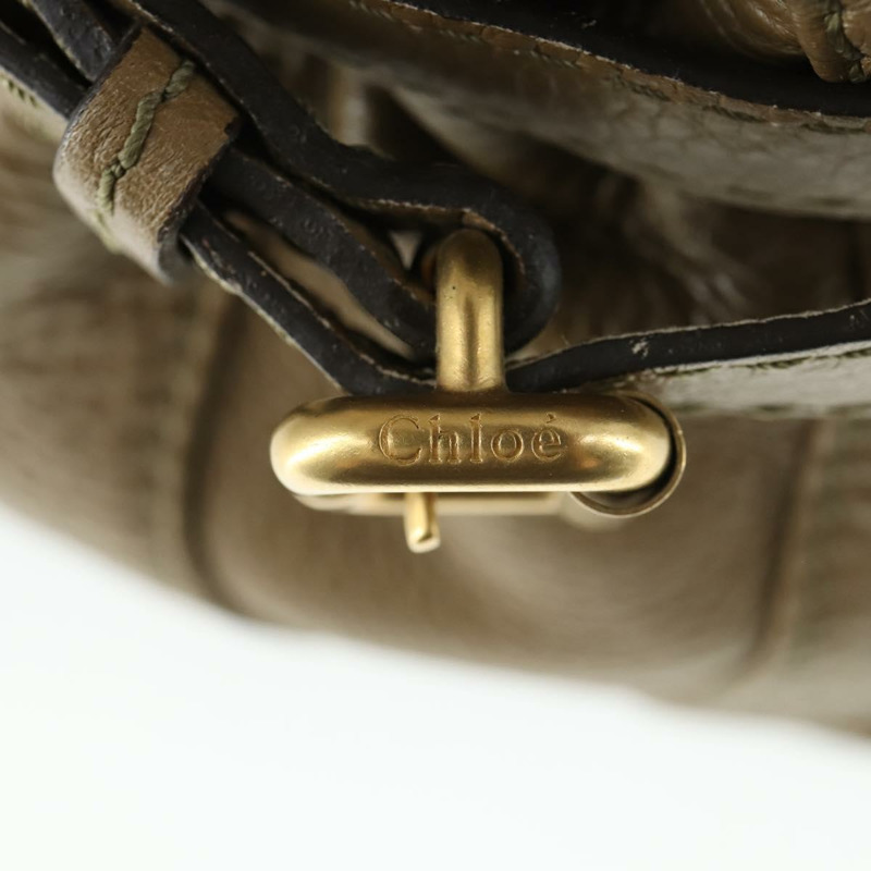 【日本直送】Chloe Paddington 手提包 皮革 米色 金色銀色 正品 ka2248SAV-20