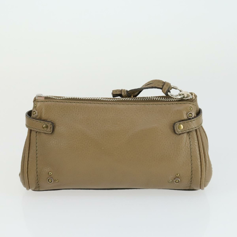 【日本直送】Chloe Paddington 手提包 皮革 米色 金色銀色 正品 ka2248SAV-27