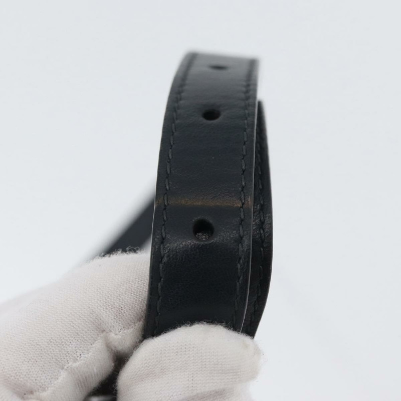 【日本直送】Christian Dior Trotter帆布馬鞍腰包 海軍藍 金色 正品 171890V-8