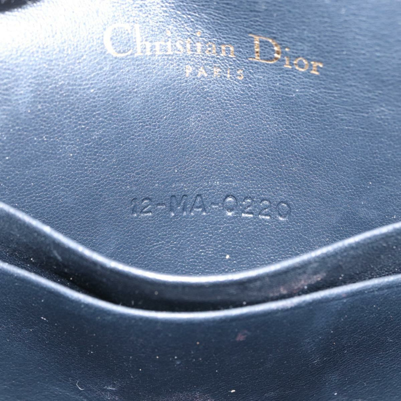 【日本直送】Christian Dior Trotter帆布馬鞍腰包 海軍藍 金色 正品 171890V-11