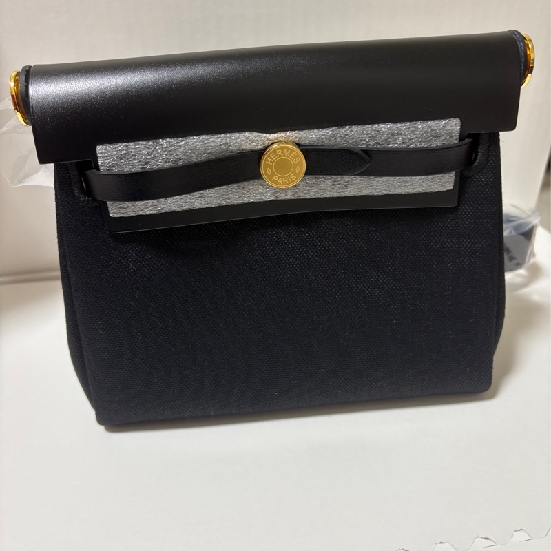 mini herbag 黑金 帆布 herbag20-4