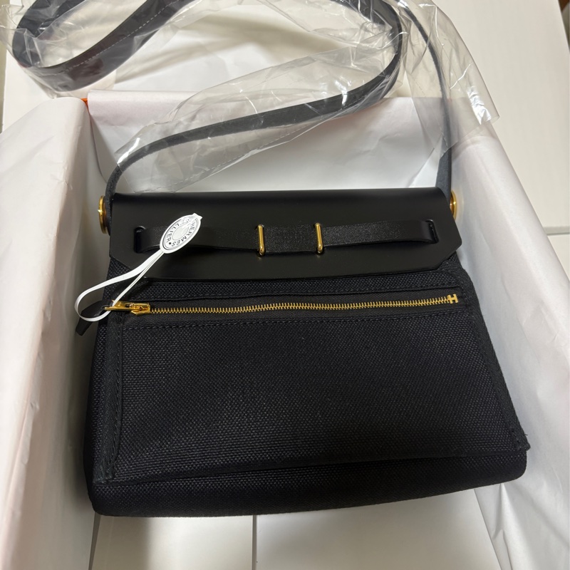 mini herbag 黑金 帆布 herbag20-6