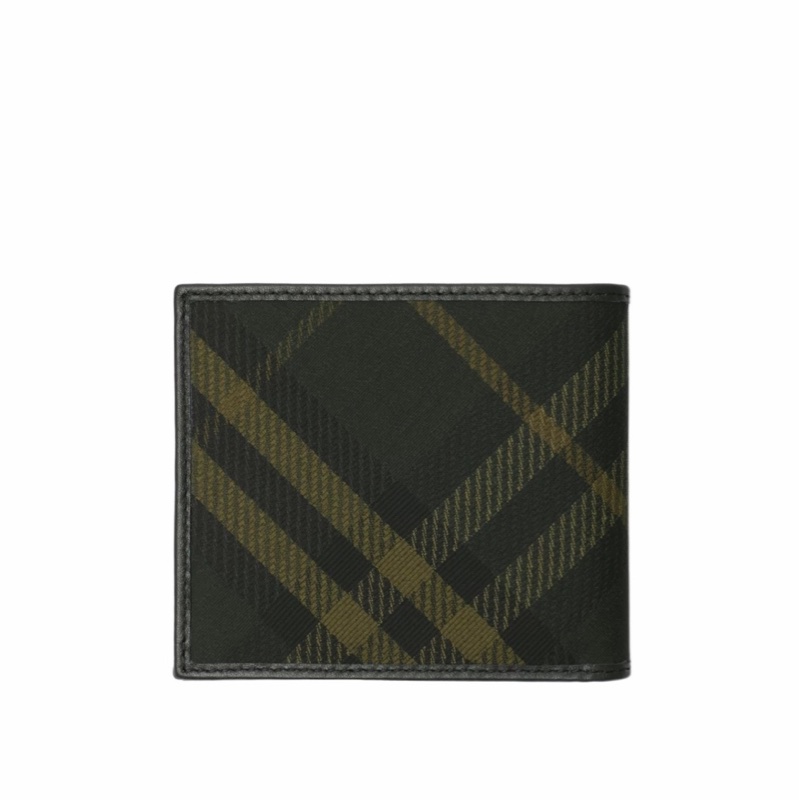 Burberry 男士 格紋雙折錢包均碼碼11cm*9.5cm-1