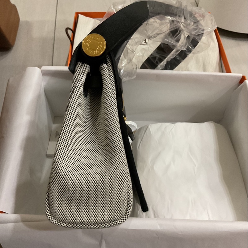 mini herbag 20 熊貓金扣-3