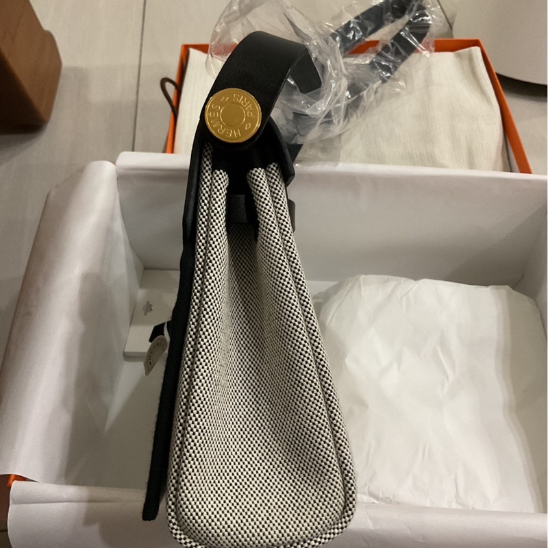 mini herbag 20 熊貓金扣-4