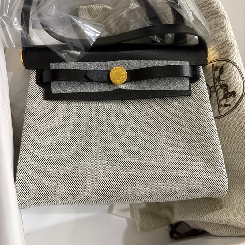 mini herbag 20 熊貓金扣-5