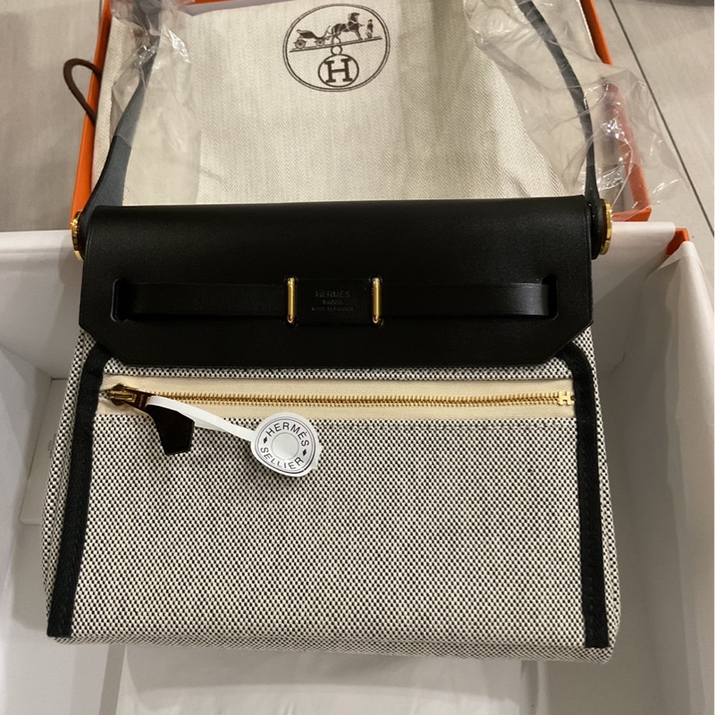 mini herbag 20 熊貓金扣-6