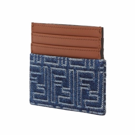 Fendi 男士 FF 提花卡夾均碼碼10cm*8cm-2