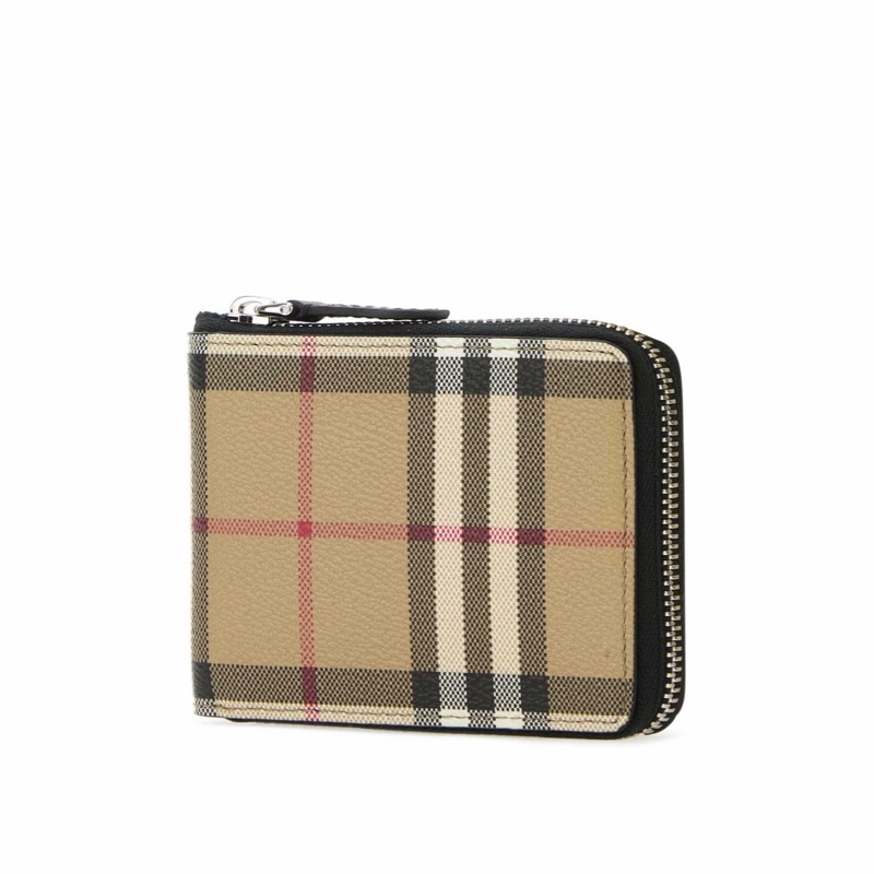 Burberry 男士 格紋拉鍊錢包均碼碼-2