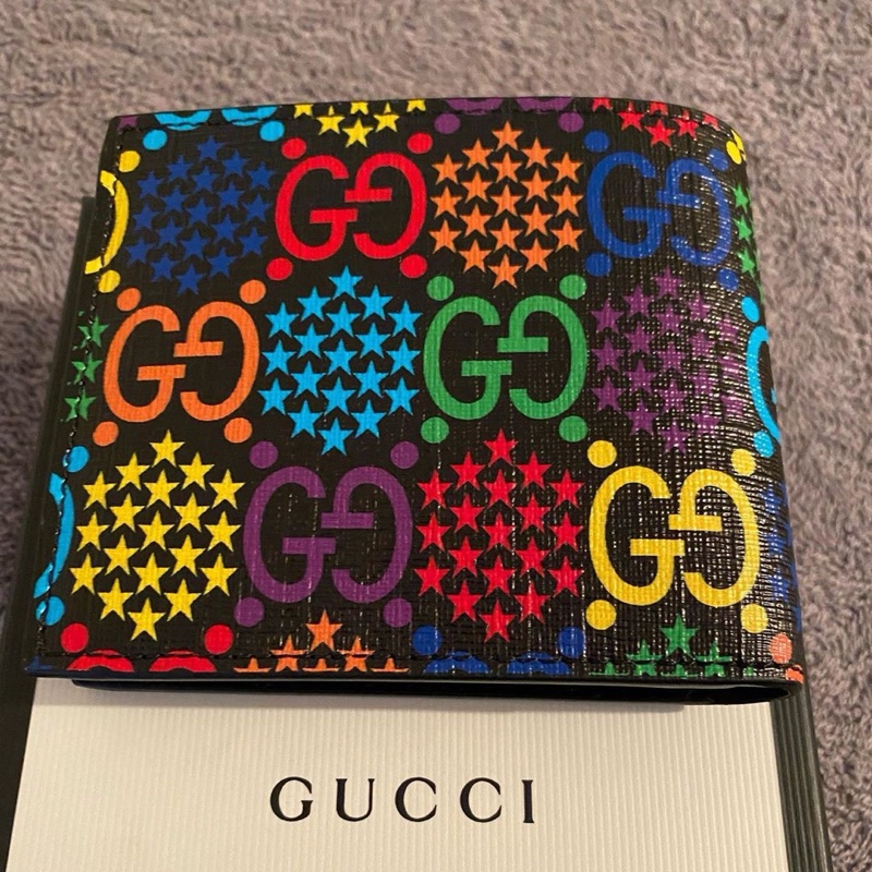 Gucci 男士 PSYCHEDELIC系列錢包均碼碼11cm*9cm-1