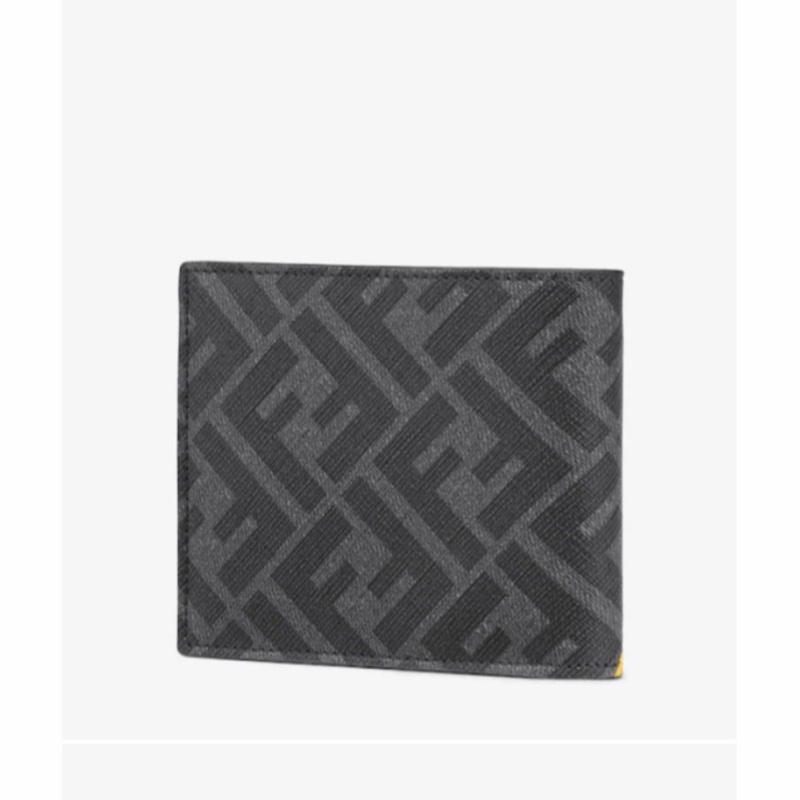 Fendi 男士 Diagonal徽標雙折錢包均碼碼12 X 9 CM-1