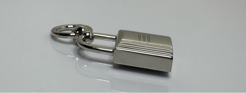 全新正品Hermes絲巾鎖頭扣-4