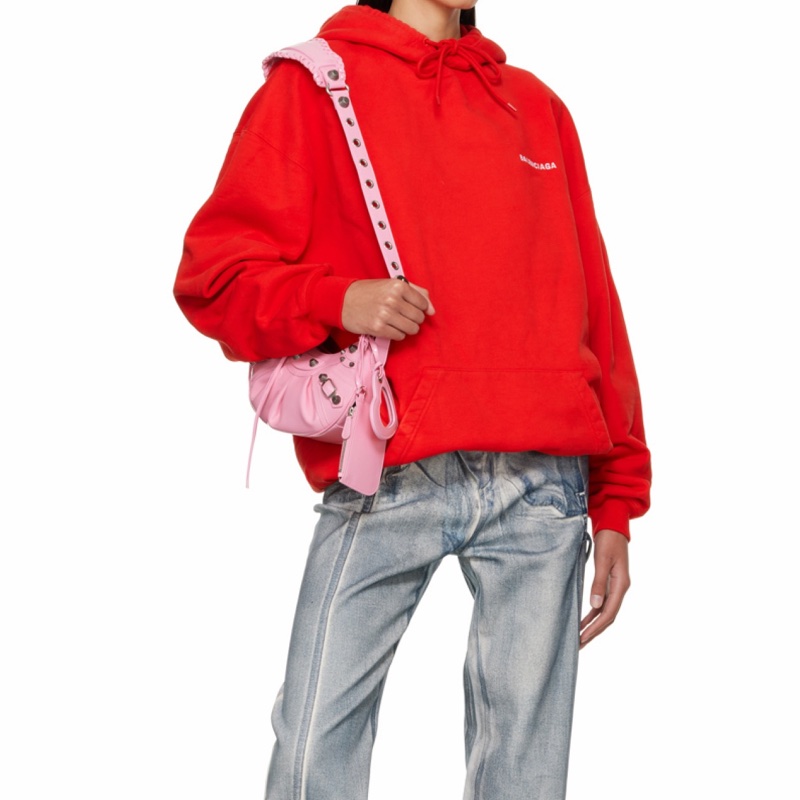 Balenciaga 女士 Le Cagole XS 鉚釘單肩包均碼碼XS、25.9cm*6.9cm*16cm-4