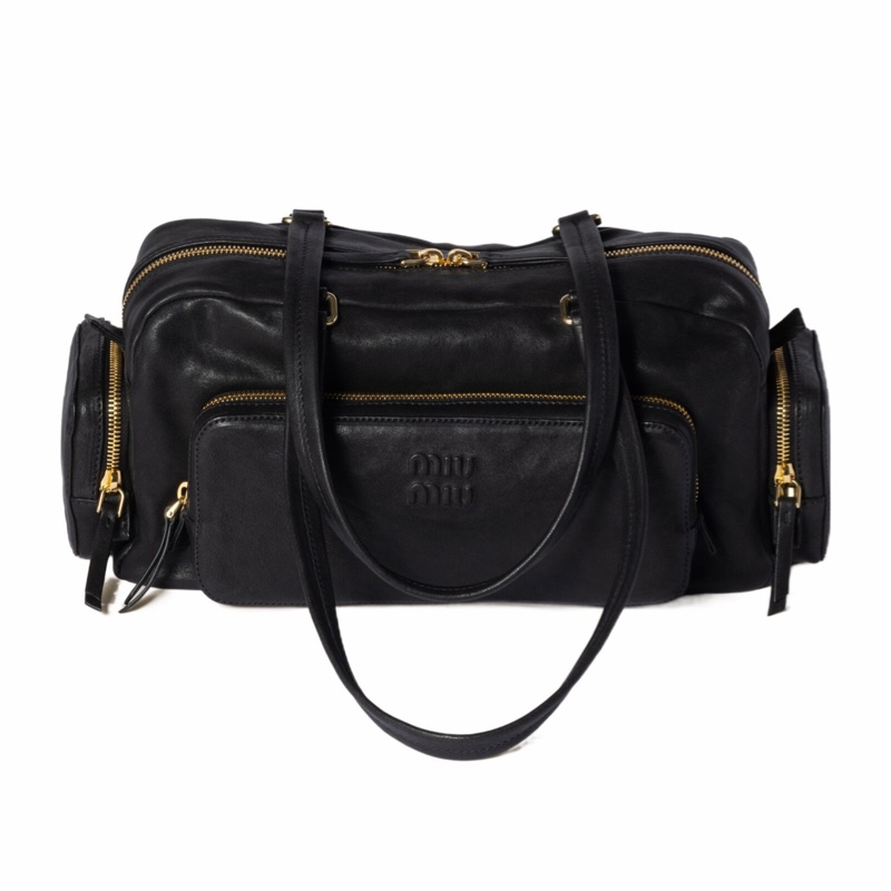 Miu Miu 女士 拉鍊手提包均碼碼32cm*11cm*15.5cm-0