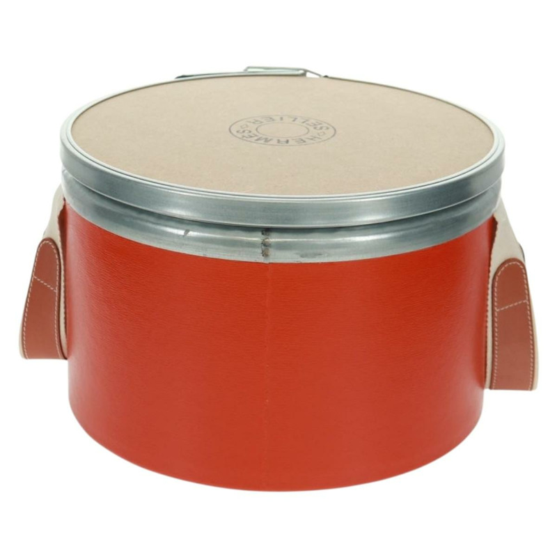 【日本直送】愛馬仕馬鞍盒配件箱,金屬材質,橘色,正品編號 169557V-1