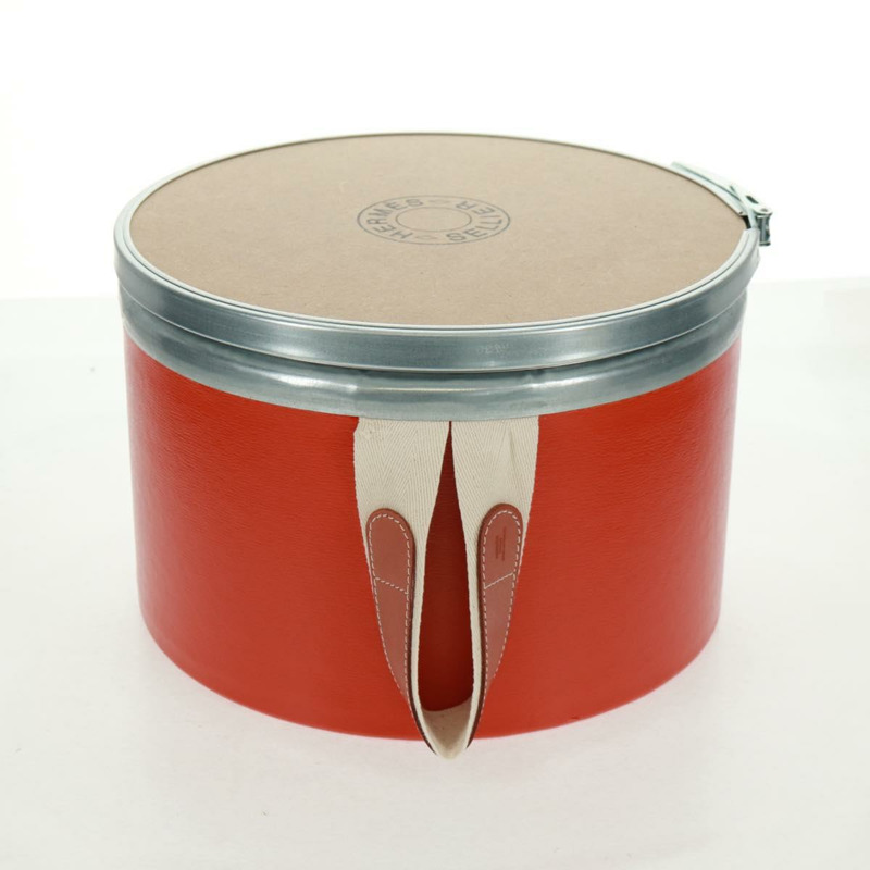 【日本直送】愛馬仕馬鞍盒配件箱,金屬材質,橘色,正品編號 169557V-3