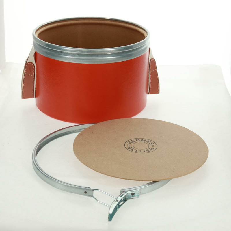 【日本直送】愛馬仕馬鞍盒配件箱,金屬材質,橘色,正品編號 169557V-9
