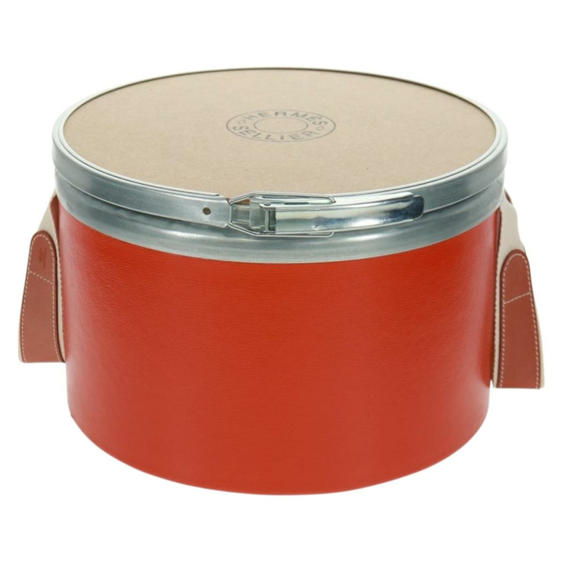 【日本直送】愛馬仕馬鞍盒配件箱,金屬材質,橘色,正品編號 169557V-12