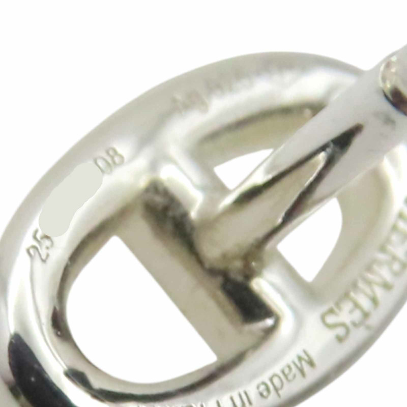 白金 925純銀 Faramdole 豬鼻子 針式耳環【HERMES 愛馬仕】 H113503B-5