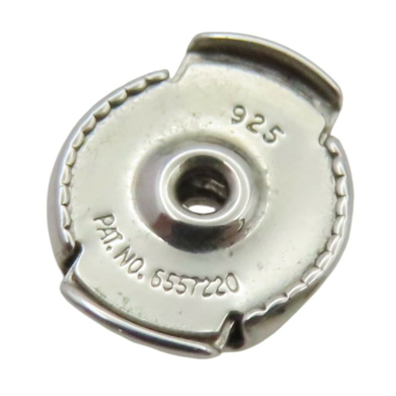 白金 925純銀 Faramdole 豬鼻子 針式耳環【HERMES 愛馬仕】 H113503B-6