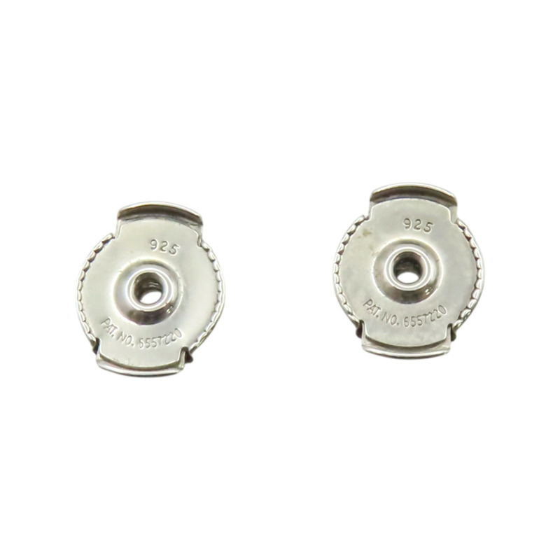 白金 925純銀 Faramdole 豬鼻子 針式耳環【HERMES 愛馬仕】 H113503B-8