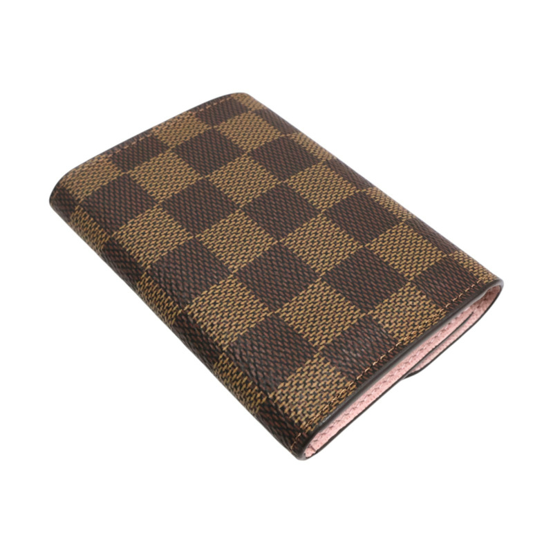 棕色 棋盤格帆布 Rosalie 零錢包【LOUIS VUITTON LV 路易威登】 N64423-3