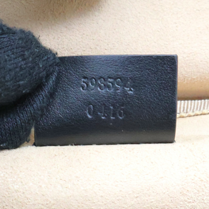 黑色 牛皮 GG Marmont 後背包【GUCCI 古馳】 598594-8