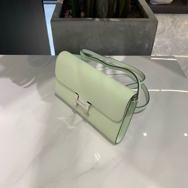 愛馬仕hermes經典康康to go W刻 N3新薄荷綠銀扣 清新實用還百搭 尺寸:20-1