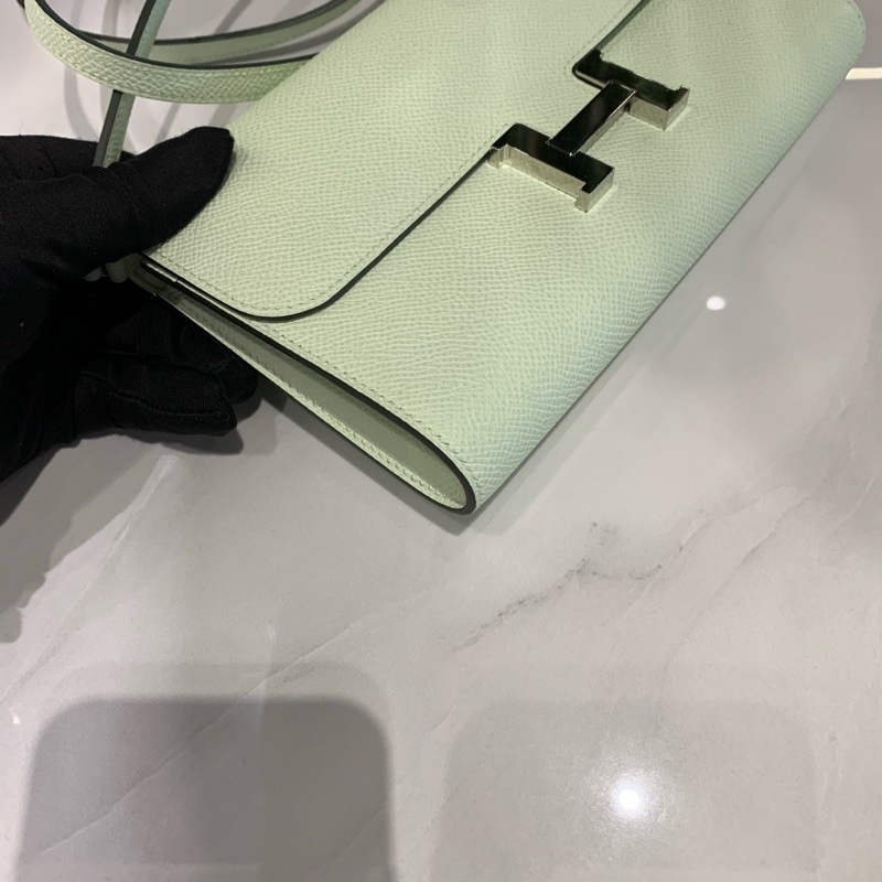 愛馬仕hermes經典康康to go W刻 N3新薄荷綠銀扣 清新實用還百搭 尺寸:20-3