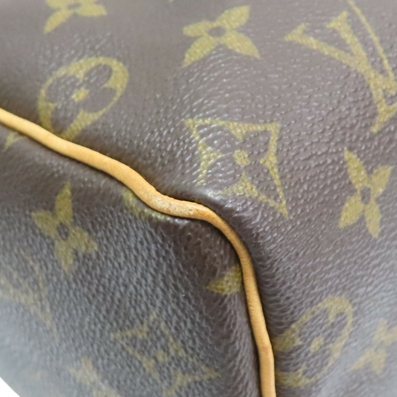 棕色 原花帆布 Speedy Bandouliere 25 波士頓包 手提包【LOUIS VUITTON LV 路易威登】 M41528-8