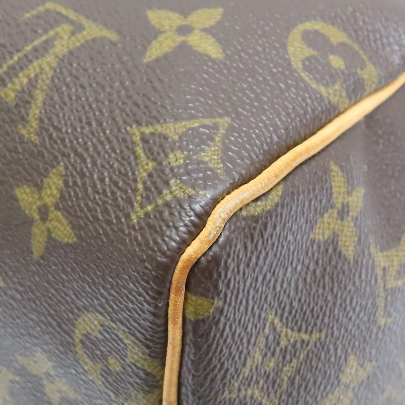 棕色 原花帆布 Speedy Bandouliere 25 波士頓包 手提包【LOUIS VUITTON LV 路易威登】 M41528-11