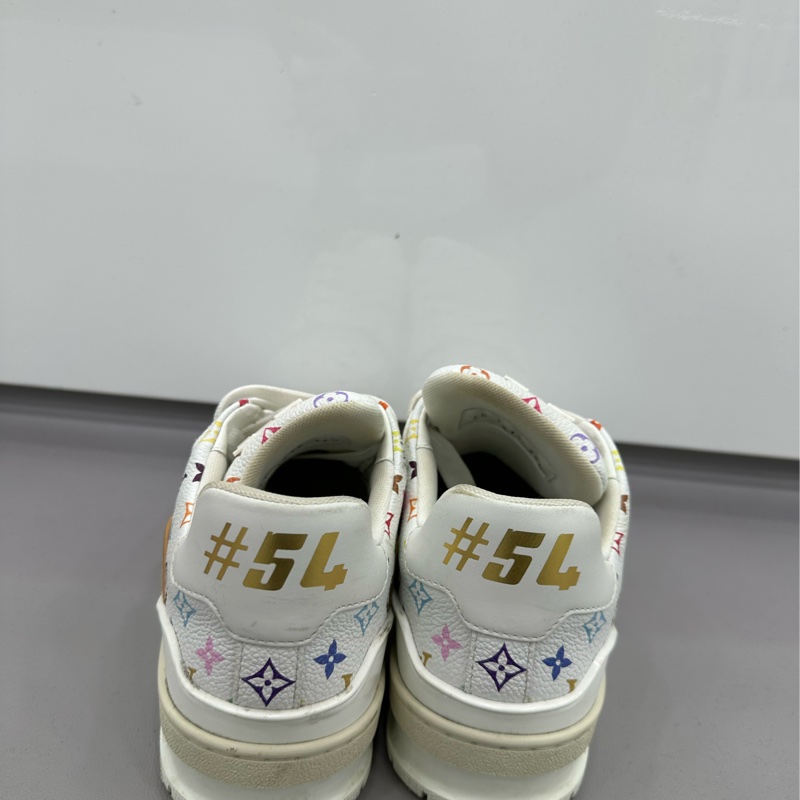 LV / Louis+Vuitton+x+村上隆+Trainer+白三彩 38碼 晶片-2