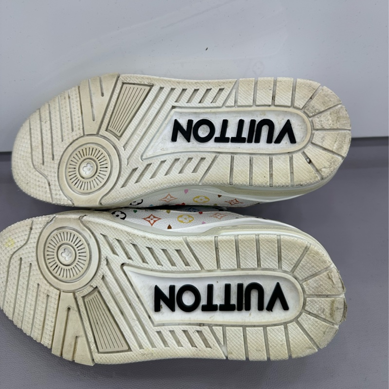 LV / Louis+Vuitton+x+村上隆+Trainer+白三彩 38碼 晶片-4