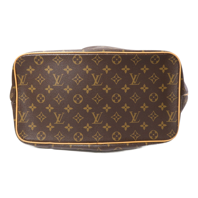 LOUIS VUITTON Monogram Palermo GM金扣手挽肩背兩用袋棕色-3