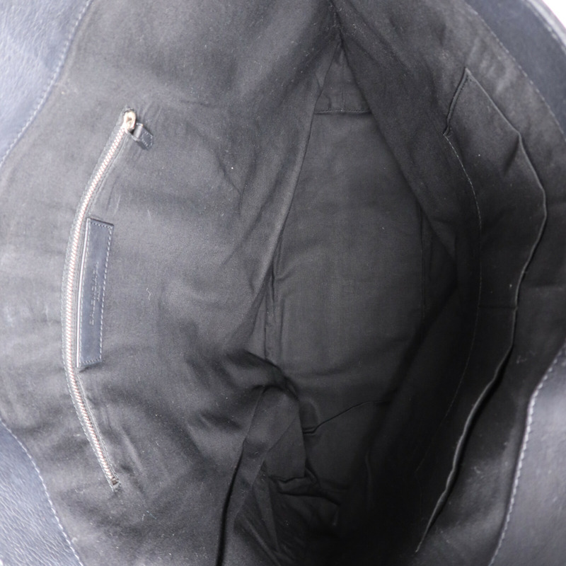 BALENCIAGA 牛皮皮革Tote Bag銀扣手挽袋-4