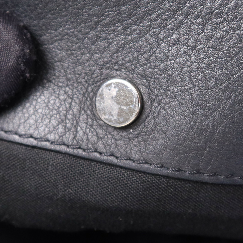 BALENCIAGA 牛皮皮革Tote Bag銀扣手挽袋-6