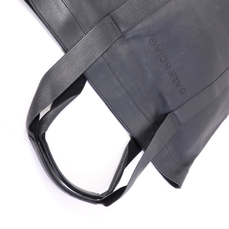 BALENCIAGA 牛皮皮革Tote Bag銀扣手挽袋-8