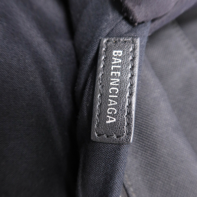 BALENCIAGA 帆布Tote Bag銀扣手挽袋-5